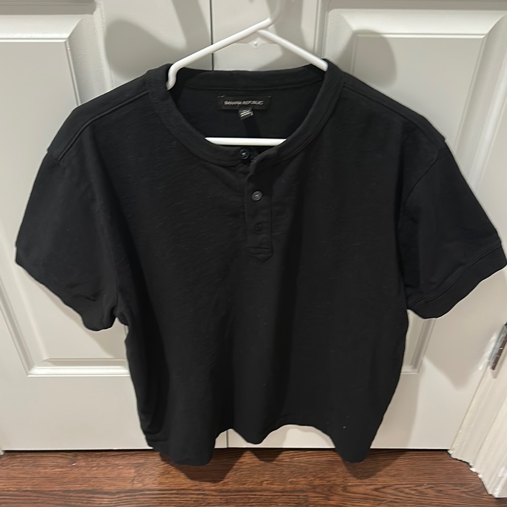 Banana Republic Black Men's Shirt